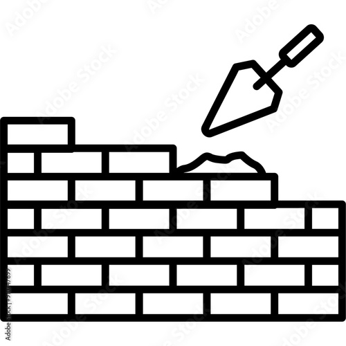 Bricklaying Icon