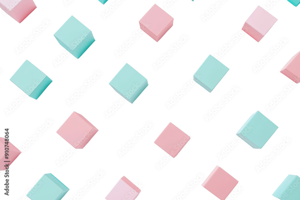 Colorful abstract pattern with pink and blue 3D cubes on a transparent background. creating a vibrant geometric design. Perfect for backgrounds and textures. Colorful abstract pattern with pink and blue 3D cubes on a transparent background. creating a vibrant geometric design. Perfect for backgrounds and textures.