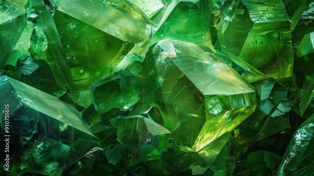 Fototapeta premium Emerald Green Crystals