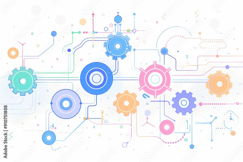 Abstract Gear and Circuit Design Abstract Gear and Circuit Design