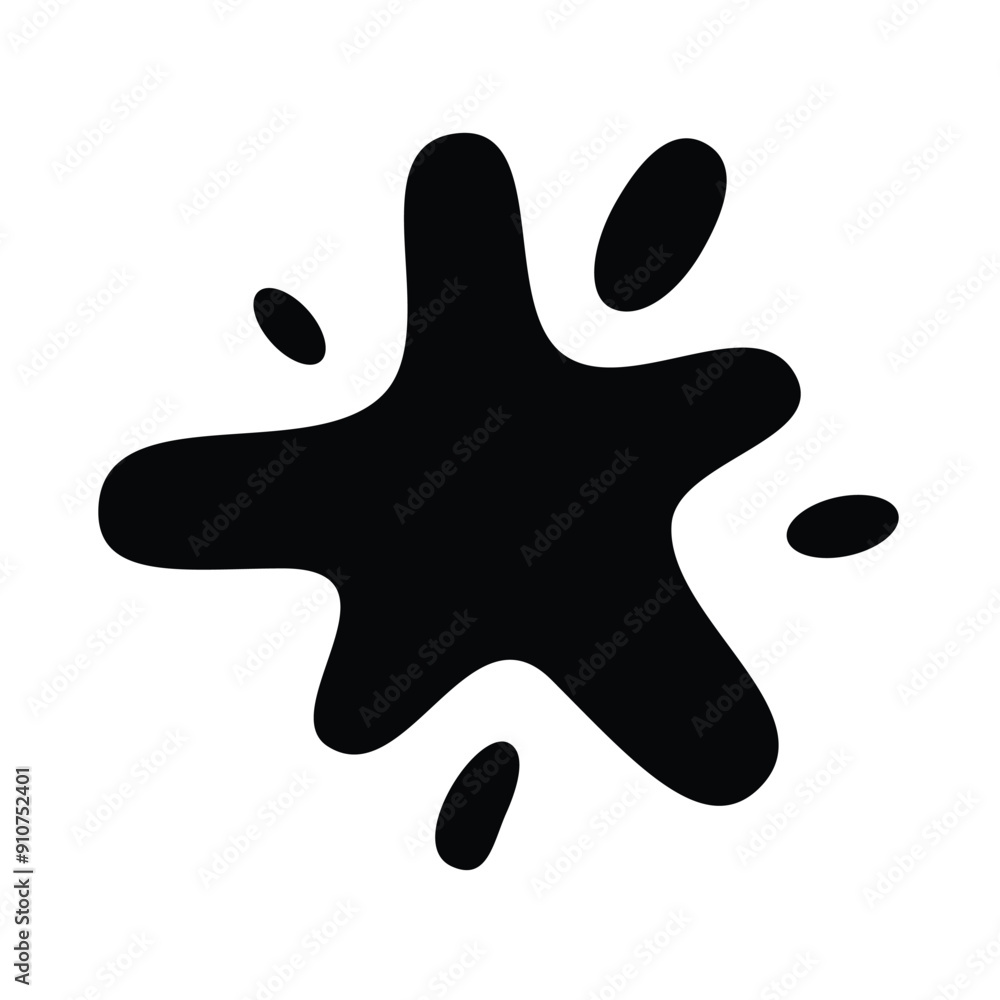 stain solid icon vector design in trendy style stain solid icon vector design in trendy style