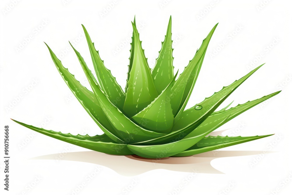 Aloe plant xanthorrhoeaceae white background. Aloe plant xanthorrhoeaceae white background.