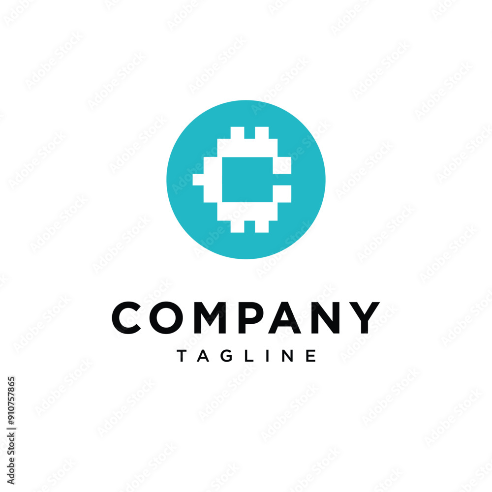 Letter C Crypto logo icon vector Letter C Crypto logo icon vector