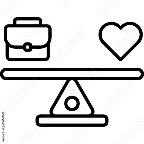 Work-Life Balance Icon