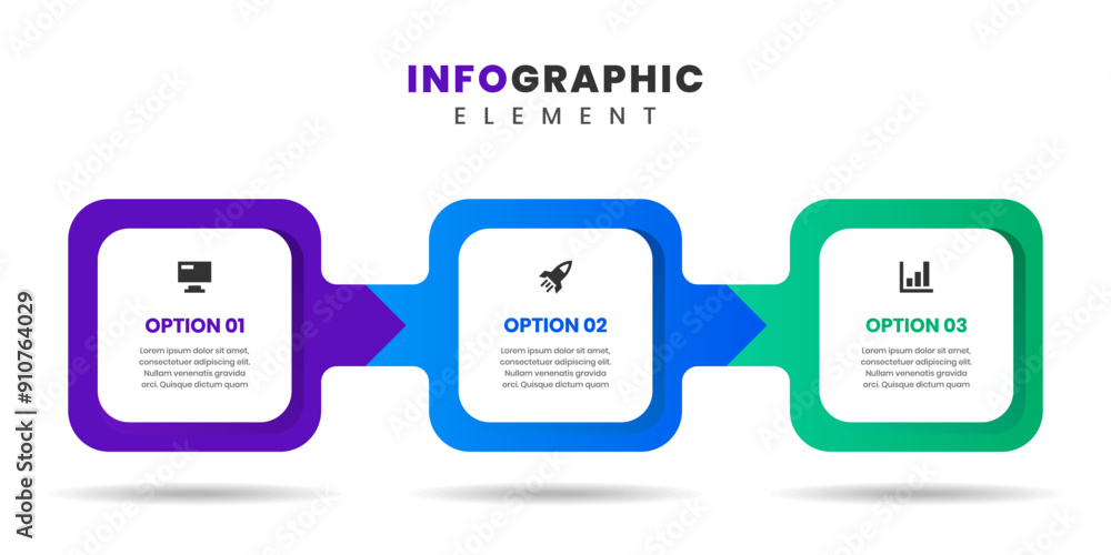 Vector Graphic of Infographic Element Design Templates with Icons and 3 Options or Steps. Suitable for Process Diagram, Presentations, Workflow Layout, Banner, Flow Chart, Infographic. Vector Graphic of Infographic Element Design Templates with Icons and 3 Options or Steps. Suitable for Process Diagram, Presentations, Workflow Layout, Banner, Flow Chart, Infographic.