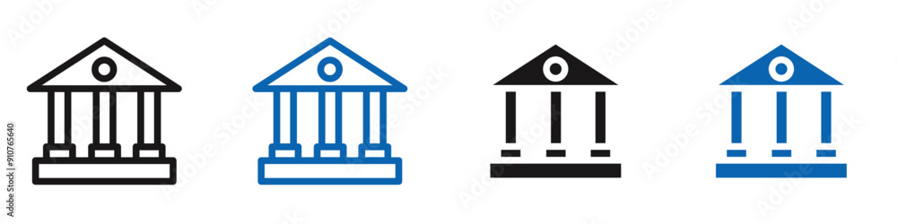 bank icon Flat illustration vector bank icon Flat illustration vector