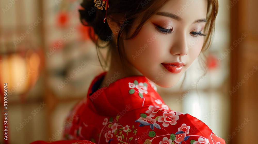 woman in kimono woman in kimono