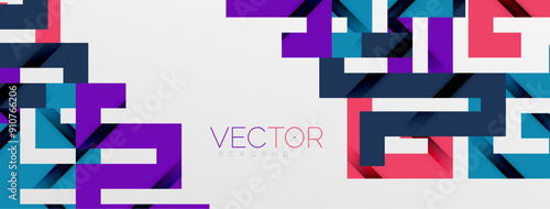 Color bend lines with shadow texture effect. Vector Illustration For Wallpaper, Banner, Background, Card, Book Illustration, landing page
