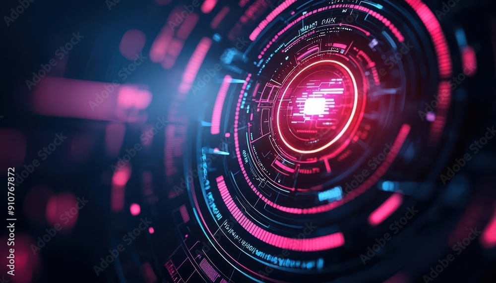 Holographic cyber defense command with real-time alerts and security measures, Cyber Defense, Command Holographic cyber defense command with real-time alerts and security measures, Cyber Defense, Command