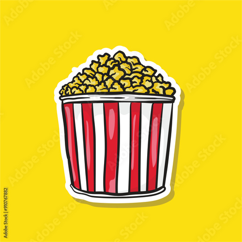 popcorn in a bucket