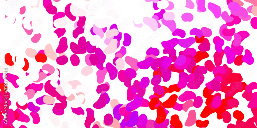 Light blue, red vector backdrop with chaotic shapes. Light blue, red vector backdrop with chaotic shapes.