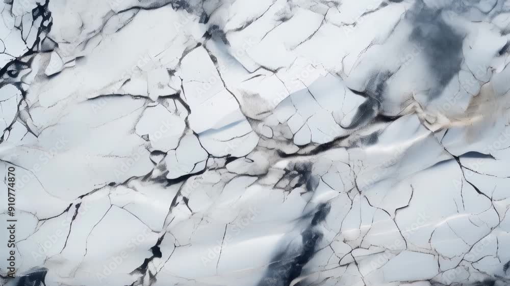 Cracked white marble surface with unique texture Cracked white marble surface with unique texture
