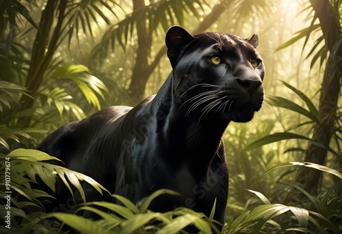 tiger in the jungle