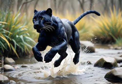 tiger in water