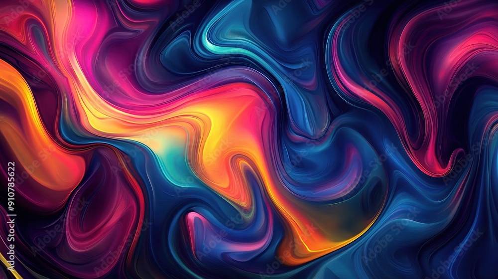 Abstract Swirls of Color: A captivating abstract art piece featuring mesmerizing swirling lines of vibrant colors, creating a dynamic and energetic visual experience. Abstract Swirls of Color: A captivating abstract art piece featuring mesmerizing swirling lines of vibrant colors, creating a dynamic and energetic visual experience.