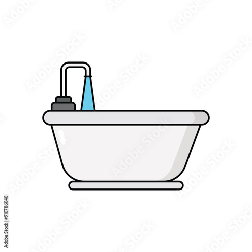 Bathtub vector icon