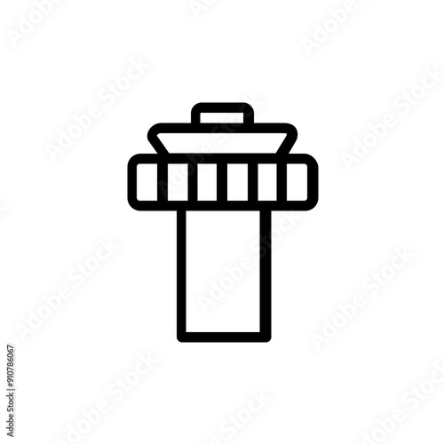 airport ATC tower icon design