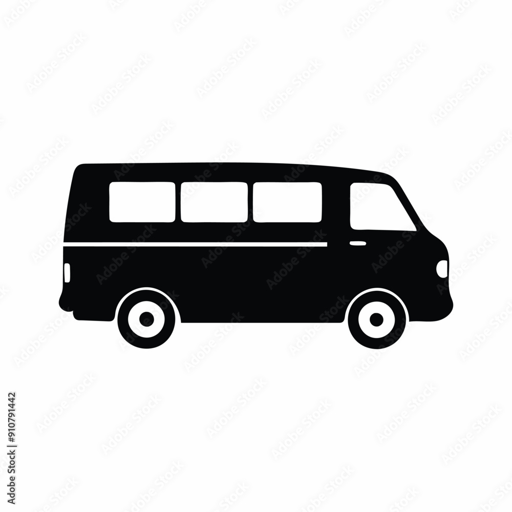 van silhouette vector icon design van silhouette vector icon design