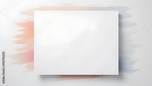 There is blank space that can be used as a background.