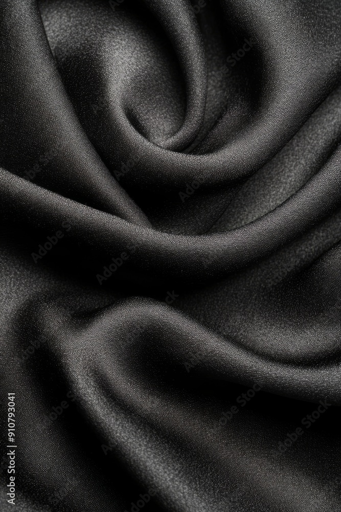 Fototapeta premium Black silk