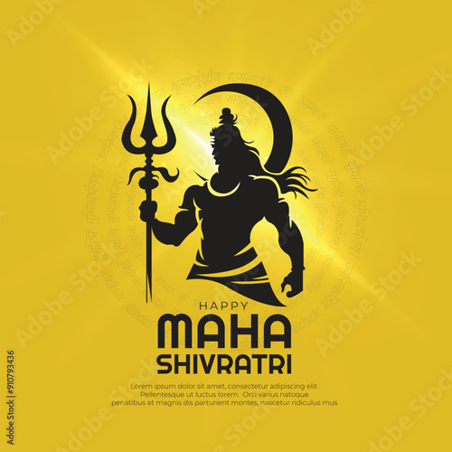 Maha shivratri festival background 
