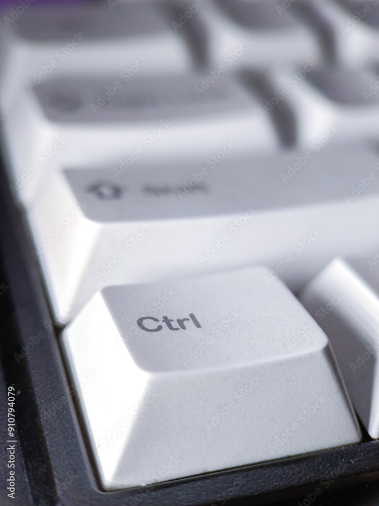 close up of a keyboard ctrl button close up of a keyboard ctrl button