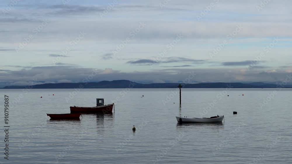 Morecambe Bay on a sultry and moody evening. Atmospheric scenes Morecambe Bay on a sultry and moody evening. Atmospheric scenes