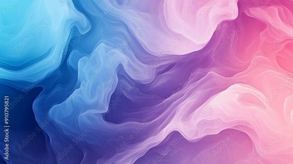 Vibrant swirling abstract art with pink and blue hues Vibrant swirling abstract art with pink and blue hues