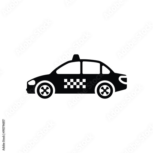 Taxi vector icon