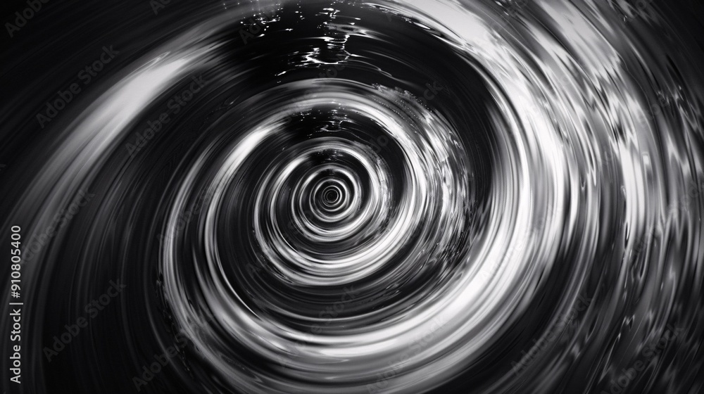 Monochrome lines swirling with a fast-paced, textured effect. Monochrome lines swirling with a fast-paced, textured effect.