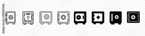 bank locker icon, safe locker icon vector, Business and Finance icon, Vault icon, bank Vault icon, money Vault safe locker icon