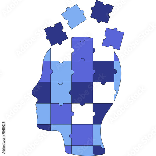 Alzeimer Desease Brain Puzzle