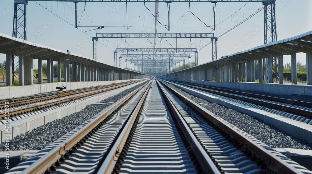 The adaptation of rail yards for high-speed rail services includes dedicated tracks, electrification infrastructure, and advanced signaling systems The adaptation of rail yards for high-speed rail services includes dedicated tracks, electrification infrastructure, and advanced signaling systems