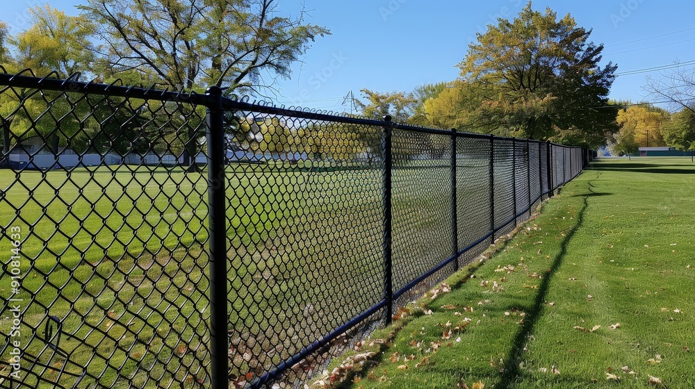The assembly of chain link fences prioritizes installation techniques that ensure even tension and alignment, The assembly of chain link fences prioritizes installation techniques that ensure even tension and alignment,