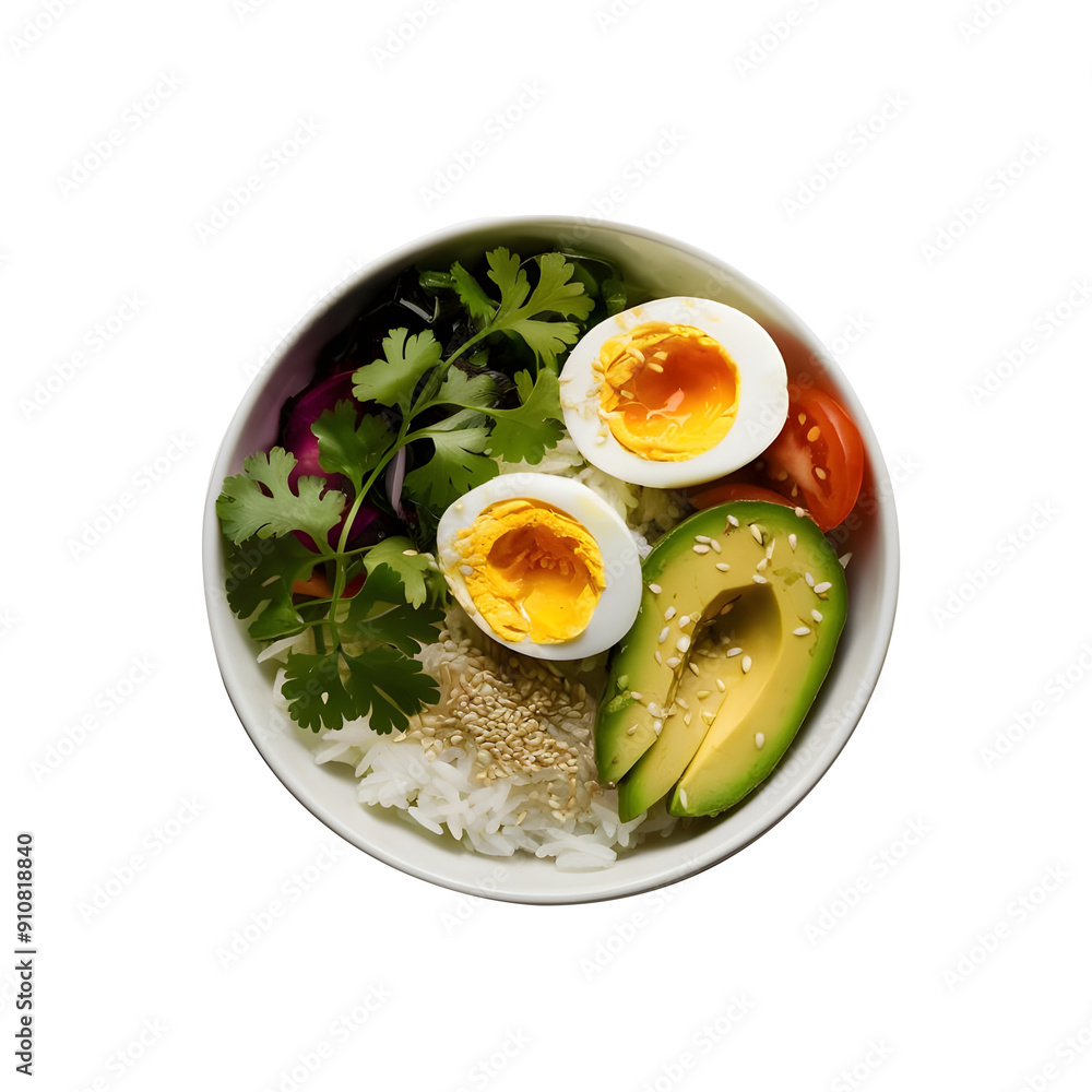 Egg with lemon and parsley mixed vegetables platter on isolated on white background Egg with lemon and parsley mixed vegetables platter on isolated on white background