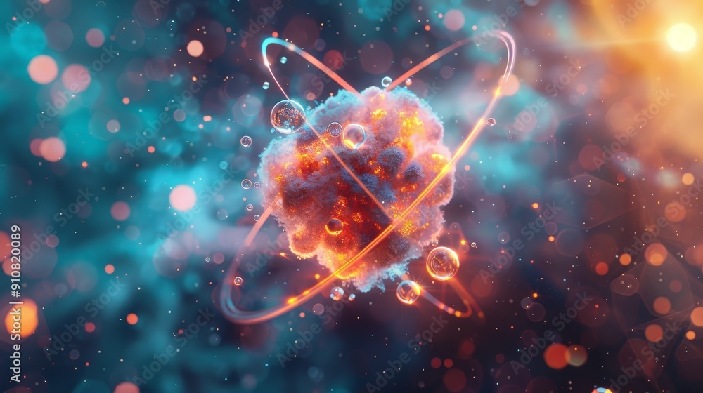 Quantum Physics Atom Structure Electrons Orbits Nucleus Energy Quantum Physics Atom Structure Electrons Orbits Nucleus Energy