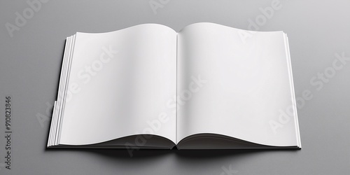 Wallpaper Mural booklets, open and lying flat, isolated on a gray background. Torontodigital.ca