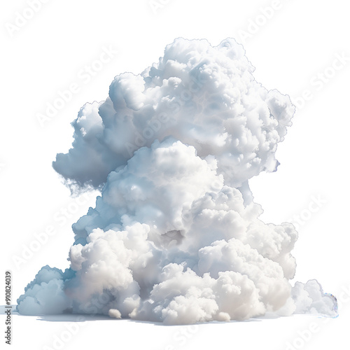 Cloud on transparent background, cloud png, cloud clipart cutout photo