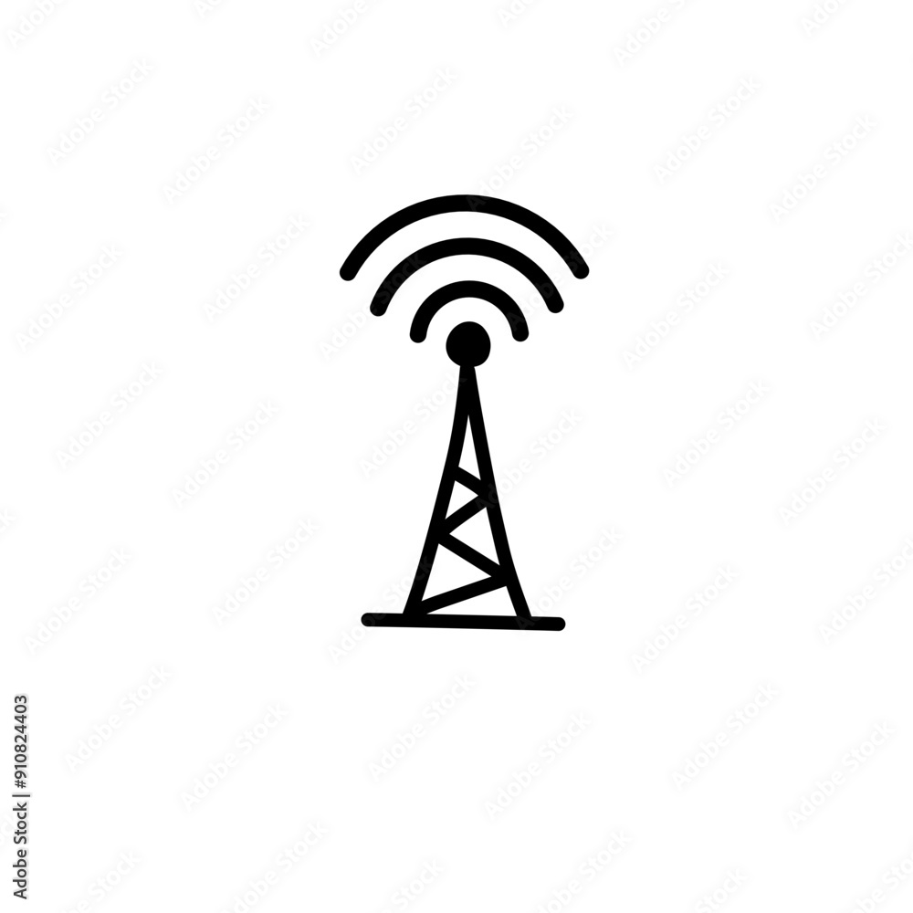 signal tower icon signal tower icon