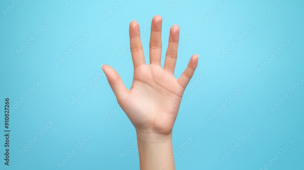 A gesture of photography to show/judge whether the food is delicious or delicious, solid blue studio background, A gesture of photography to show/judge whether the food is delicious or delicious, solid blue studio background,
