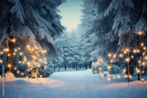 A wintery landscape tree snow backgrounds.