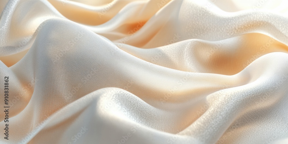 White Fabric Close-Up White Fabric Close-Up