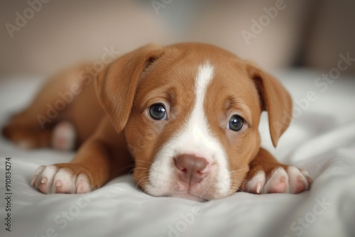 American pit bull terrier puppy