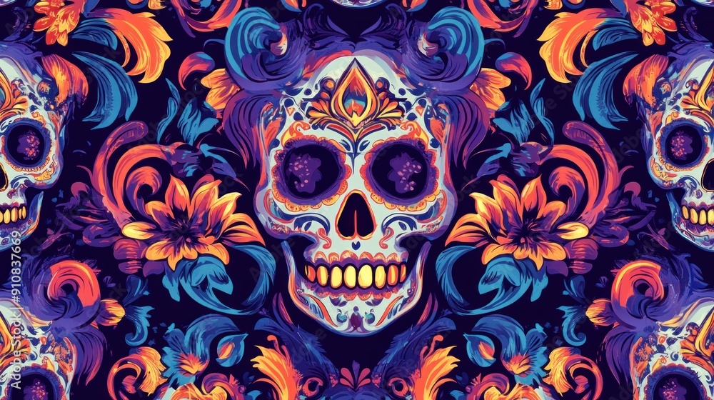 Sugar Skull Pattern Sugar Skull Pattern
