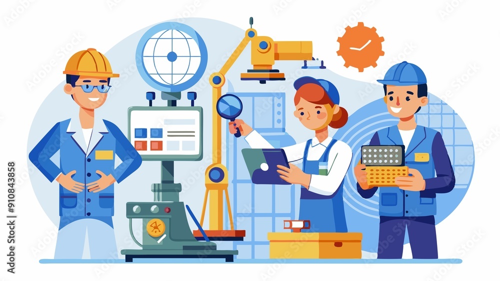 Metrologists are experts in calibrating instruments, ensuring their measurements are reliable and consistent, playing a crucial role in maintaining manufacturing precision. Metrologists are experts in calibrating instruments, ensuring their measurements are reliable and consistent, playing a crucial role in maintaining manufacturing precision.