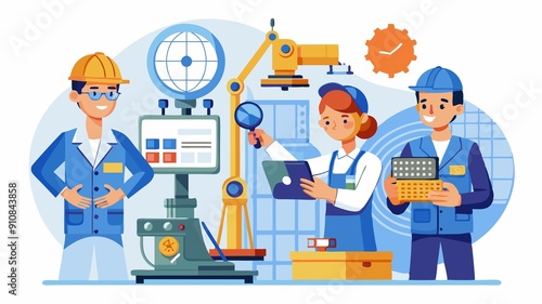Metrologists are experts in calibrating instruments, ensuring their measurements are reliable and consistent, playing a crucial role in maintaining manufacturing precision.