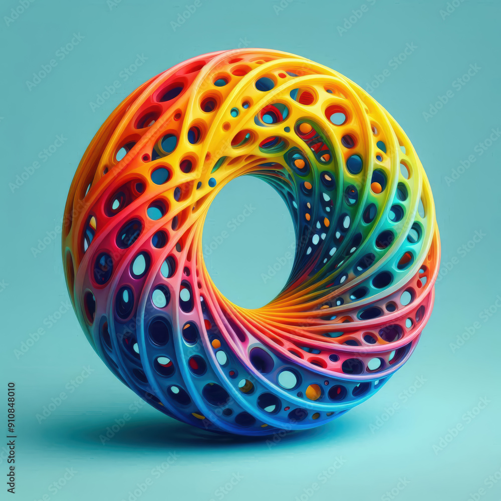 Abstract colorful 3d circle spherical texture. Abstract colorful 3d circle spherical texture.