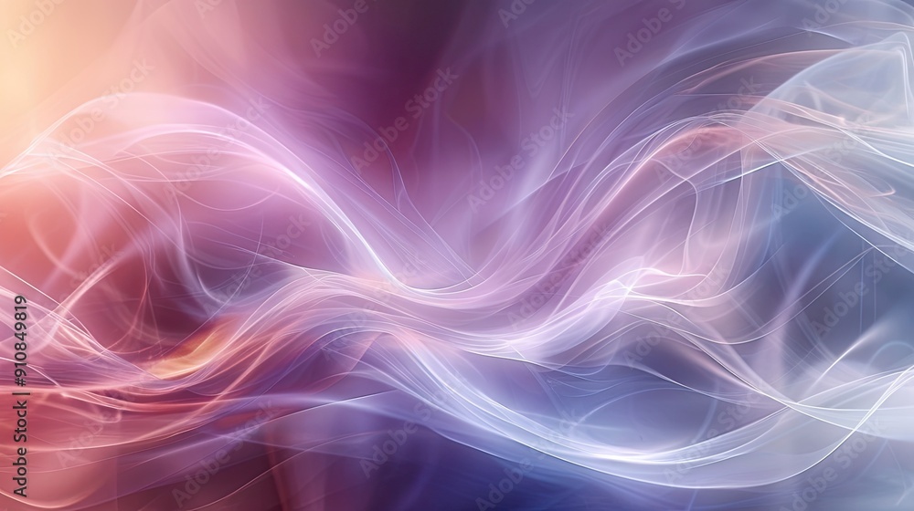 Abstract Background with Serene Smooth Lines Abstract Background with Serene Smooth Lines