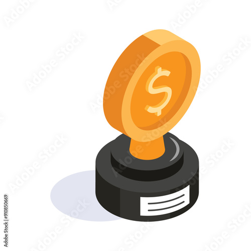 Icon depicting a monetary award, representing financial success, achievement, or reward.