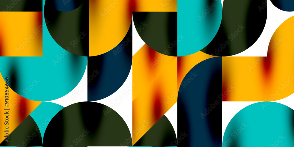 Shadow effect shiny circles and round triangles geometric modern art. Vector Illustration For Wallpaper, Banner, Background, Card, Book Illustration, landing page Shadow effect shiny circles and round triangles geometric modern art. Vector Illustration For Wallpaper, Banner, Background, Card, Book Illustration, landing page